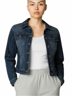 American Rag•Distressed Indigo Jean Jacket